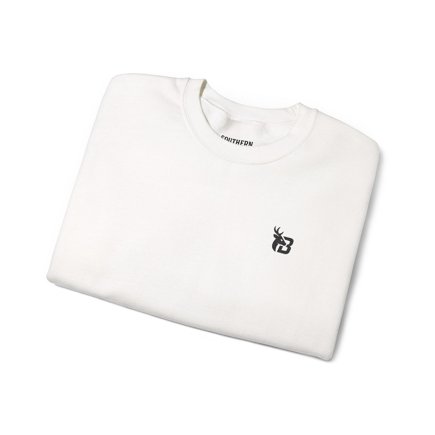 White - Southern Bucks Crewneck