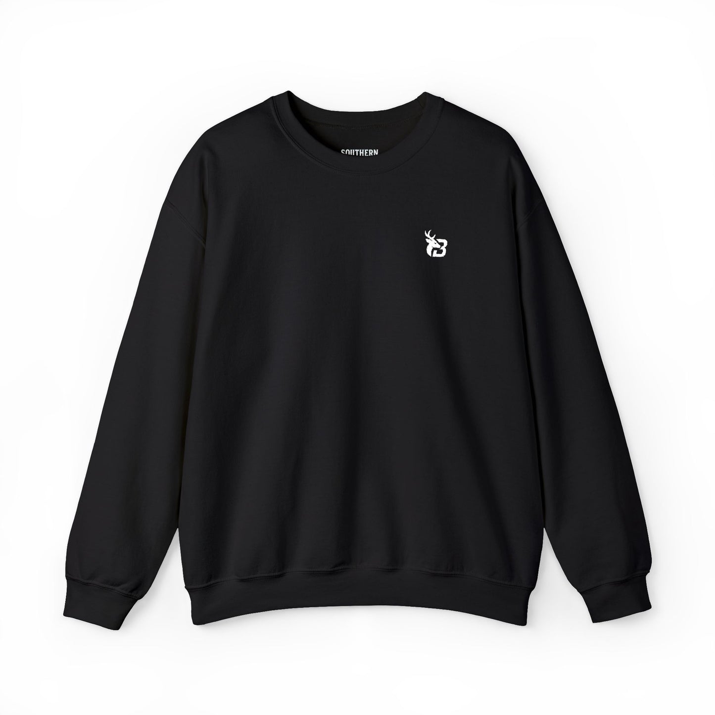 Black - Southern Bucks Crewneck