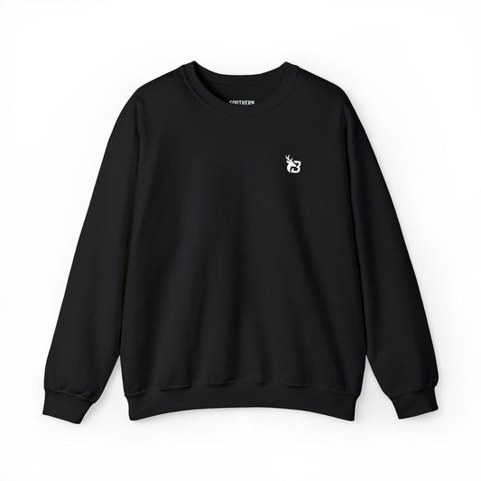 Black - Southern Bucks Crewneck